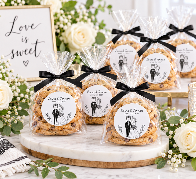 Bride & Groom Wedding Stickers