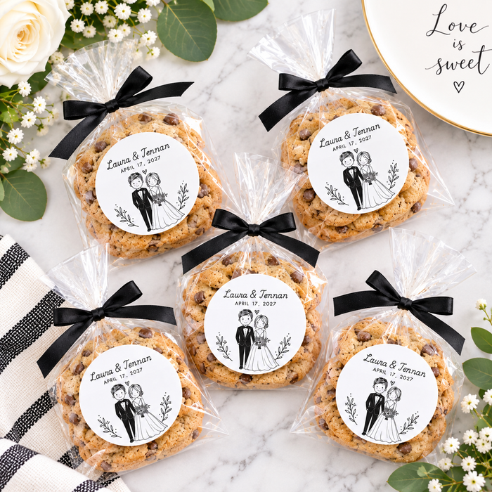 Bride & Groom Wedding Stickers