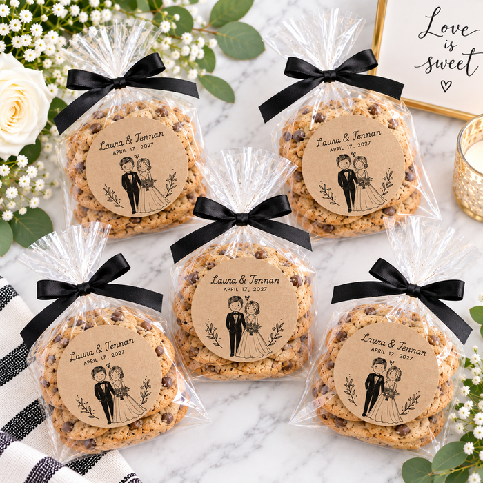 Bride & Groom Wedding Stickers