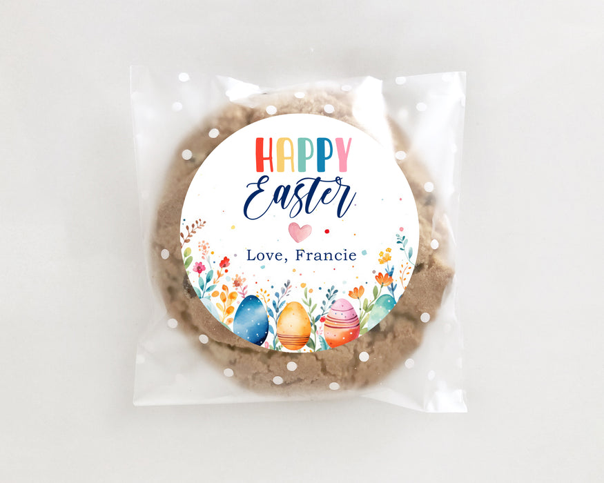 Bright Eggs Easter Party Stickers