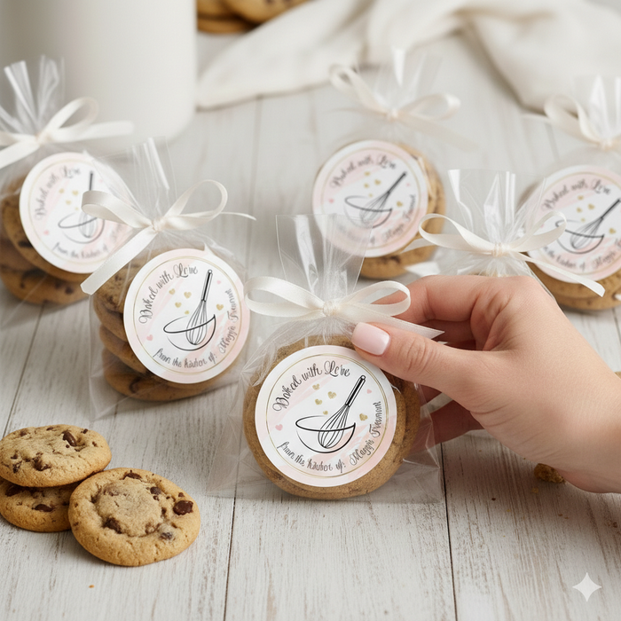 Baked with Love Bowl Whisk Stickers