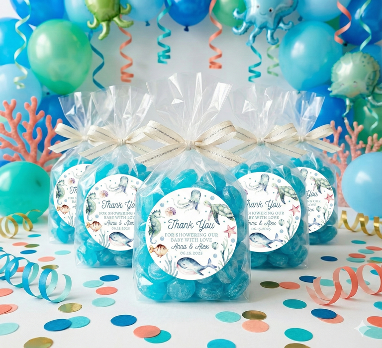 Under the Sea Baby Shower Stickers