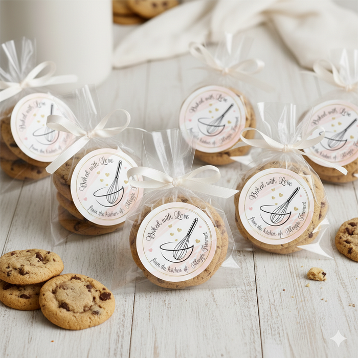 Baked with Love Bowl Whisk Stickers