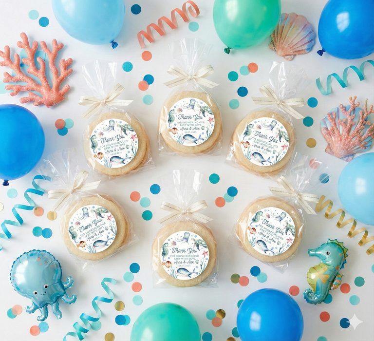 Under the Sea Baby Shower Stickers