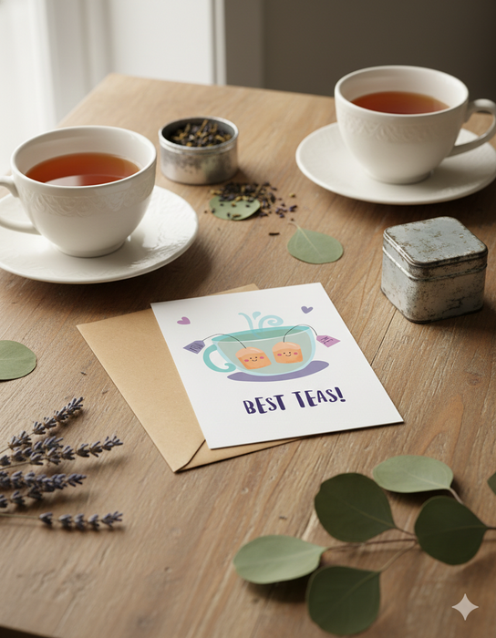 Best Teas Greeting Card