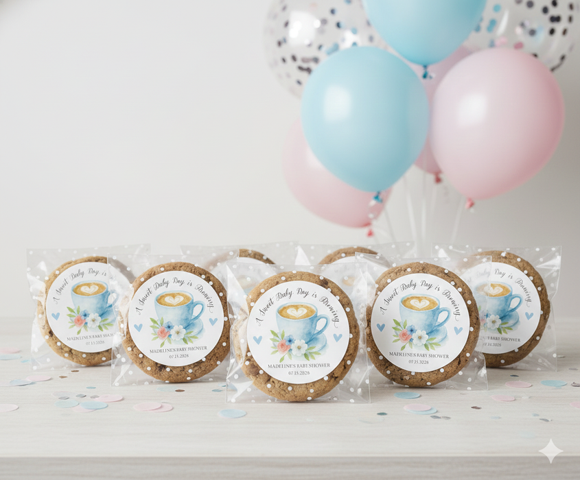 Sweet Boy Brewing Baby Shower Stickers