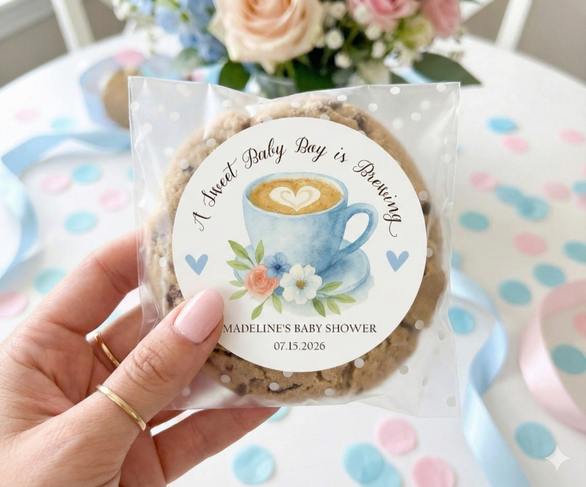 Sweet Boy Brewing Baby Shower Stickers