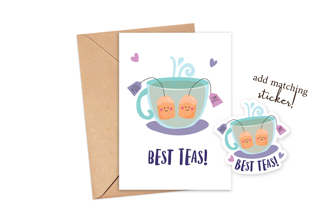 Best Teas Greeting Card