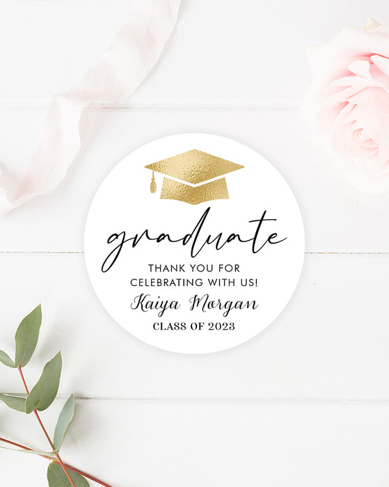 Graduate Thank You Stickers