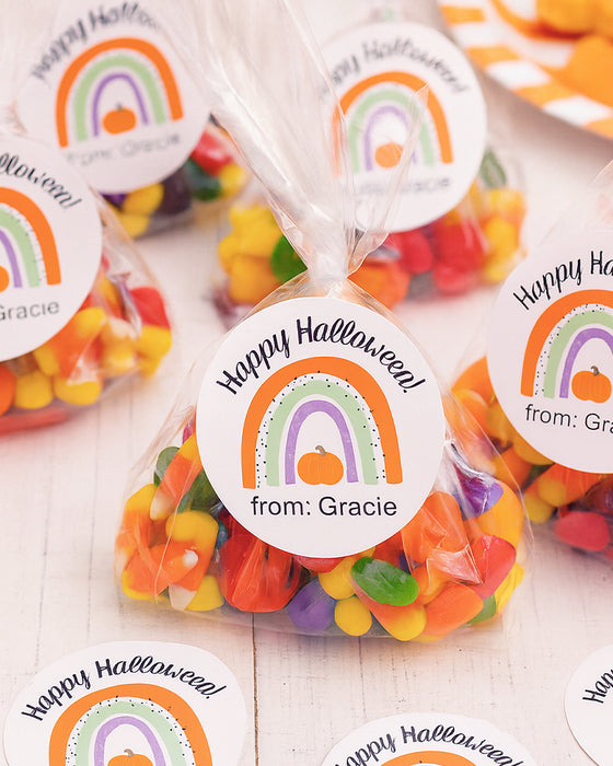 Halloween Rainbow Treat Stickers