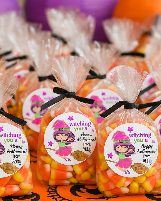 Witching Halloween Treat Sticker