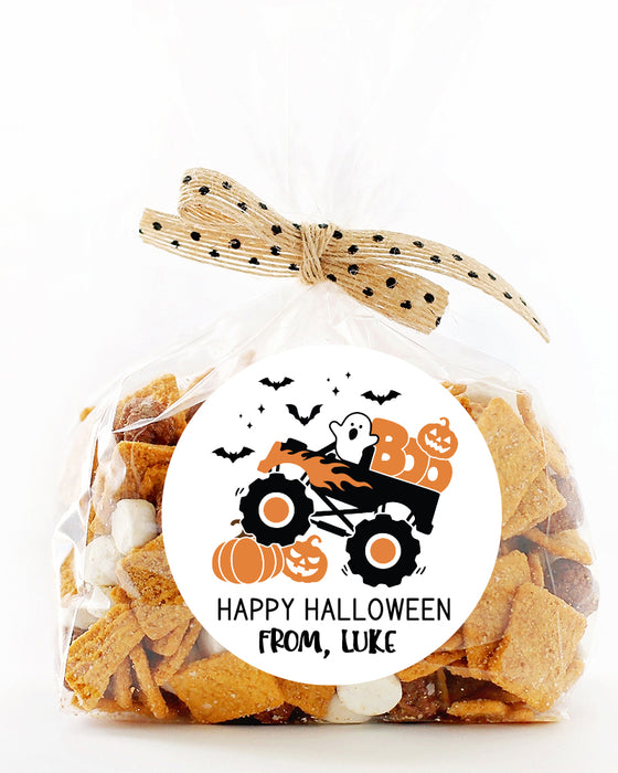 Halloween Monster Truck Stickers