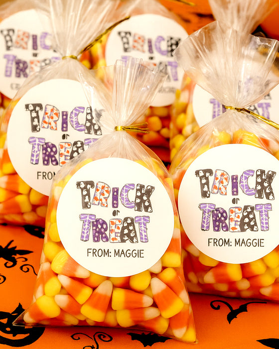 Trick or Treat Halloween Sticker