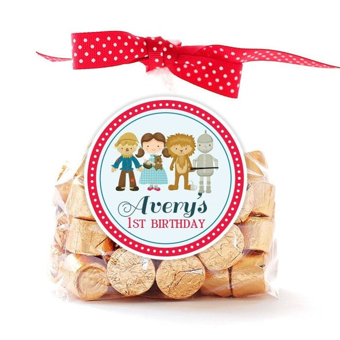 Wizard of Oz Birthday Party Stickers