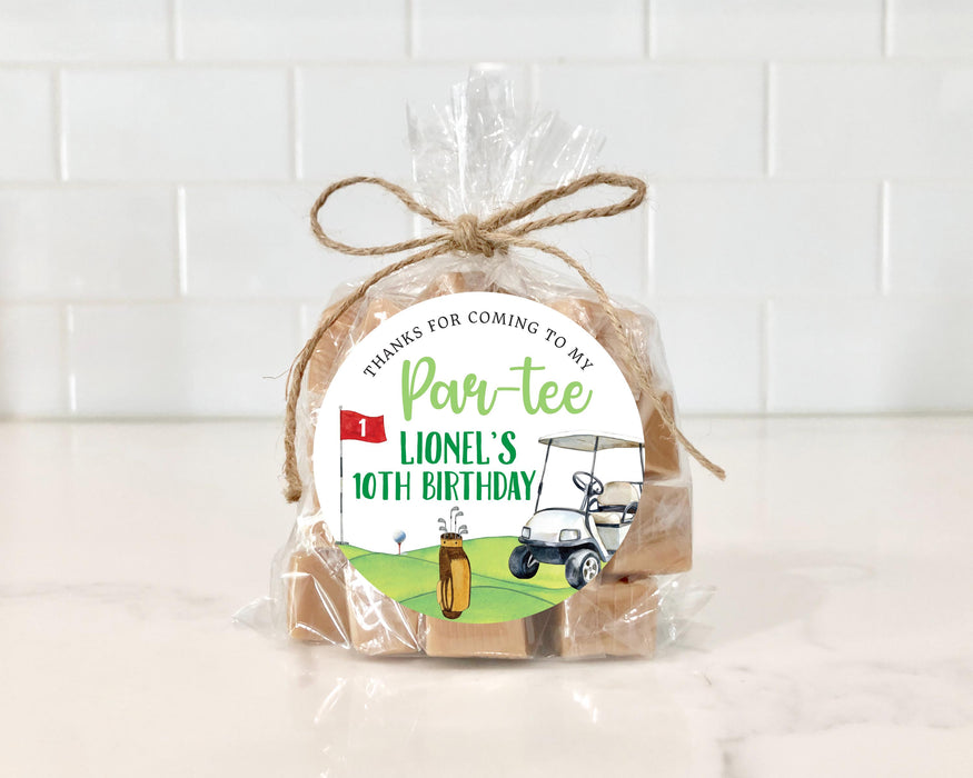 Golf Par-Tee Birthday Party Stickers
