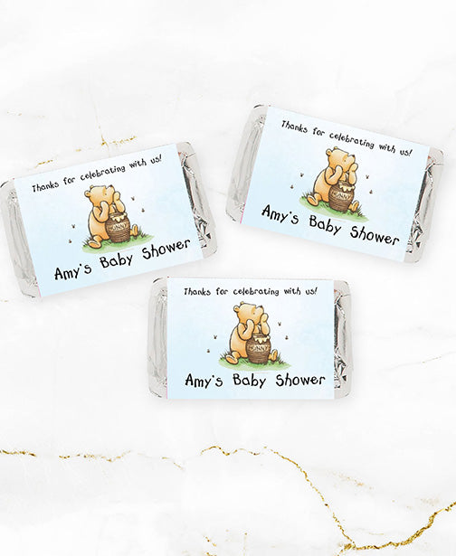Pooh Mini Candy Bar Wrappers