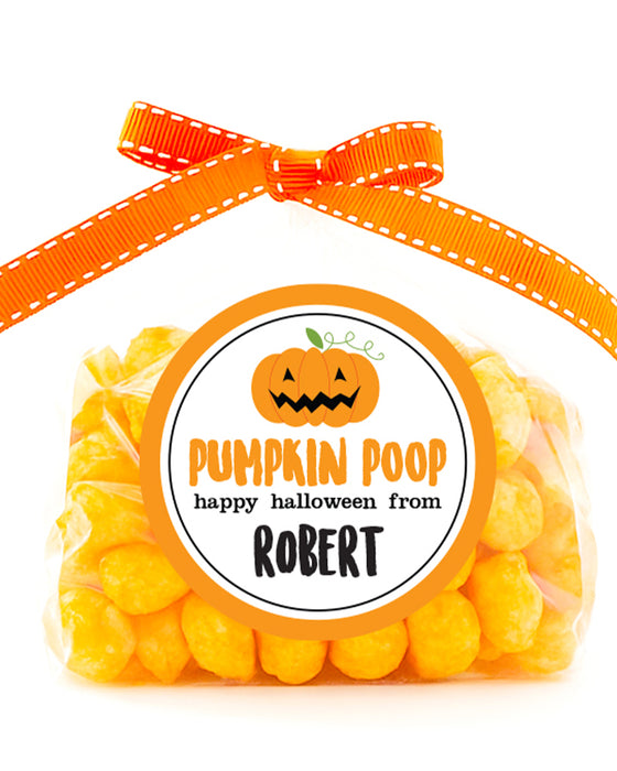 Pumpkin Poop Fun Halloween Sticker