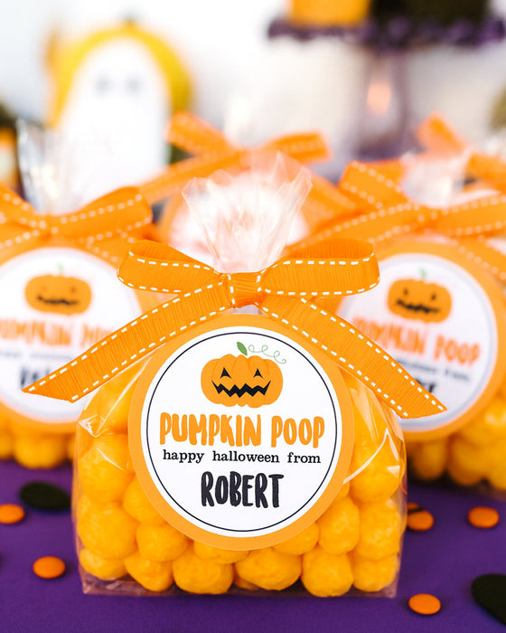 Pumpkin Poop Fun Halloween Sticker