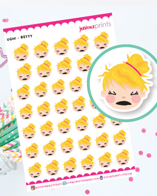 UGH Frustrated Planner Stickers