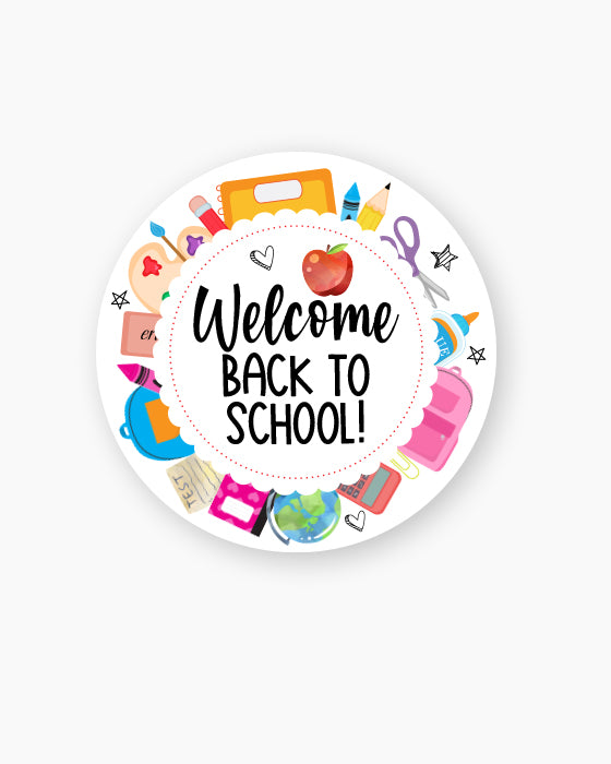 Welcome Back to School Stickers