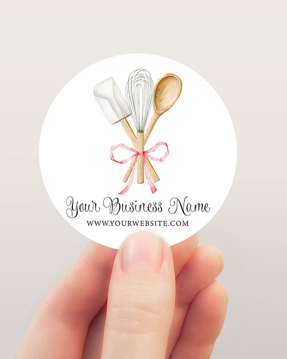 Whisk Spoon Bouquet Baked Goods Stickers