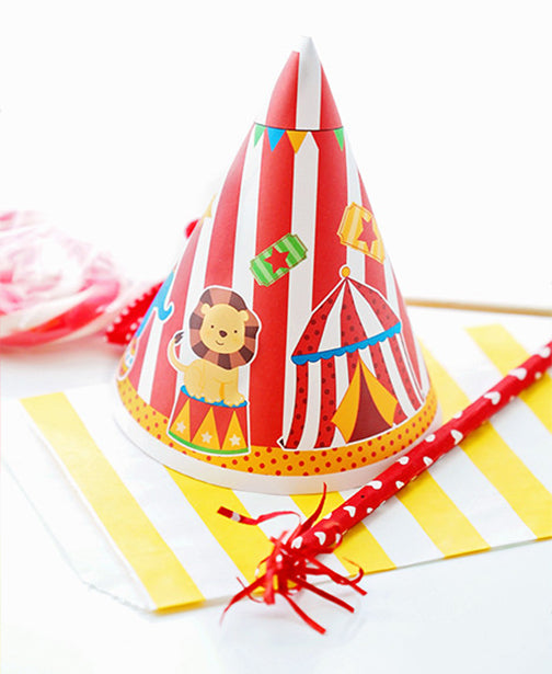 Circus Birthday Printable Party Hat