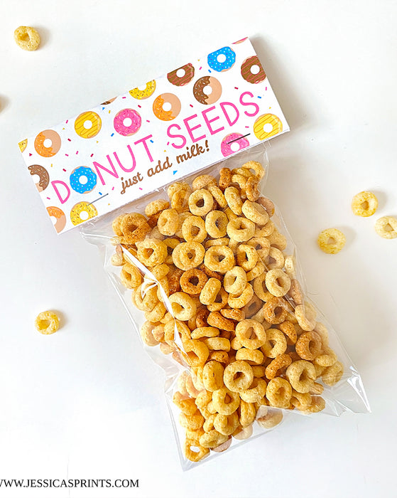 Donut Party Bag Topper