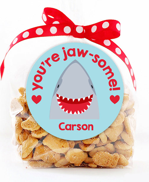 You're Jawsome Valentine Stickers