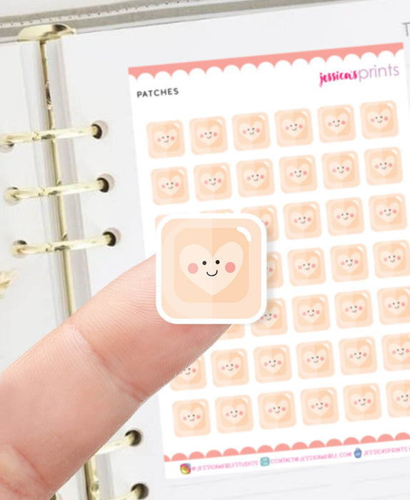 Hormone Patch Planner Stickers