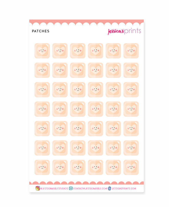 Hormone Patch Planner Stickers