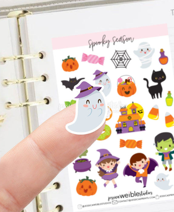 Spooky Season Planner Stickers