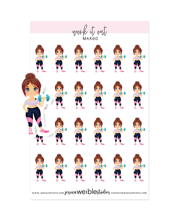 Work it Out Planner Stickers